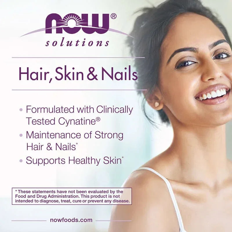 NOW Foods, Solutions, Clinically Advanced Hair, Skin & Nails, 90 Capsules