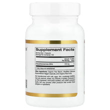 OEA 125 mg supplement bottle back label with Supplement Facts and ingredients panel