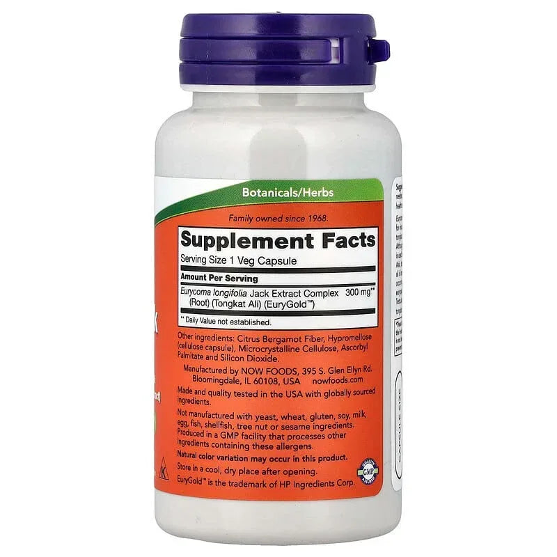NOW Foods, TestoJack, Veg Capsules