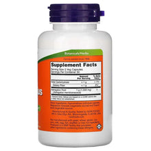 Astragalus supplement bottle back label with Supplement Facts panel