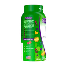 Vitafusion Vitamin D3 gummy bottle back with ingredient and direction text panel