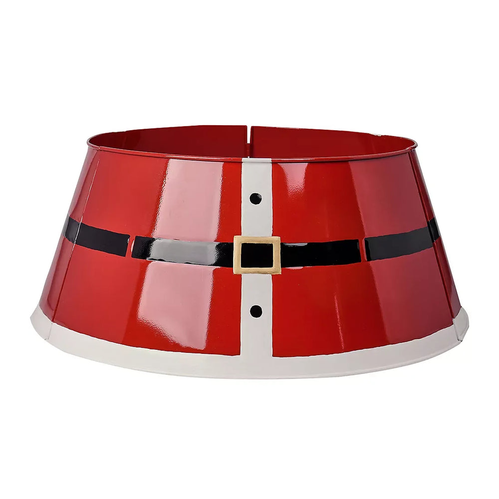Berkley Jensen 26" Santa Belt Tree Collar - Red - USA MEGA SHOP