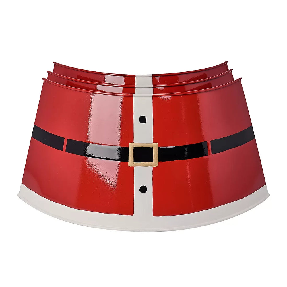 Berkley Jensen 26" Santa Belt Tree Collar - Red - USA MEGA SHOP