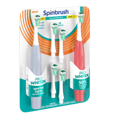 Spinbrush Pro Whiten 2 Brushes + 4 Refills - USA MEGA SHOP