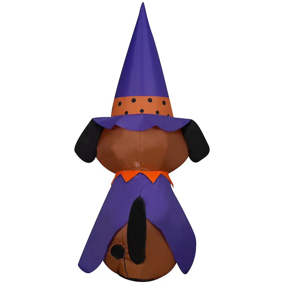 Gemmy Halloween Inflatable Dog in Witch Hat - USA MEGA SHOP
