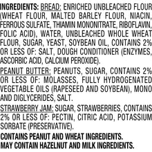 Smucker's Uncrustables Peanut Butter & Strawberry Jam Sandwiches, Mega Pack, Frozen, 24 ct./2.4 oz.