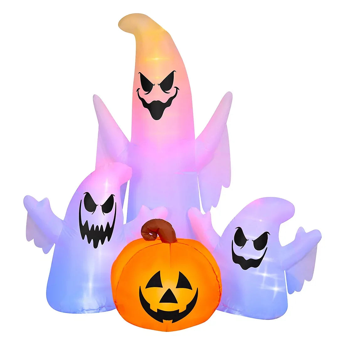 Gemmy Halloween Inflatable Spooky Ghost Trio - USA MEGA SHOP