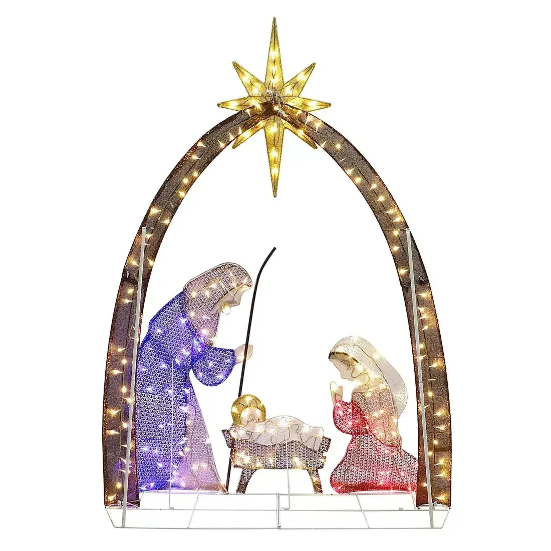 Berkley Jenson 72" Pre-lit Nativity With Arch