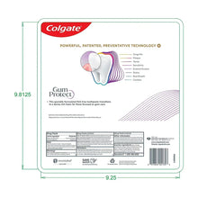 Colgate Total Gum Protect toothpaste back label with product info