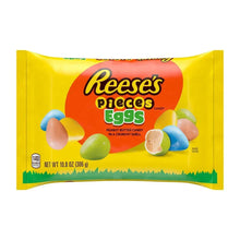 Reese's Pieces Eggs candy bag, 10.8 oz, yellow pack with egg-shaped candy pieces