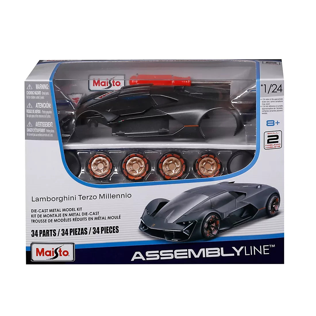 Maisto 1:24 Lamborghini Terzo Assembly Line Model Kit - USA MEGA SHOP