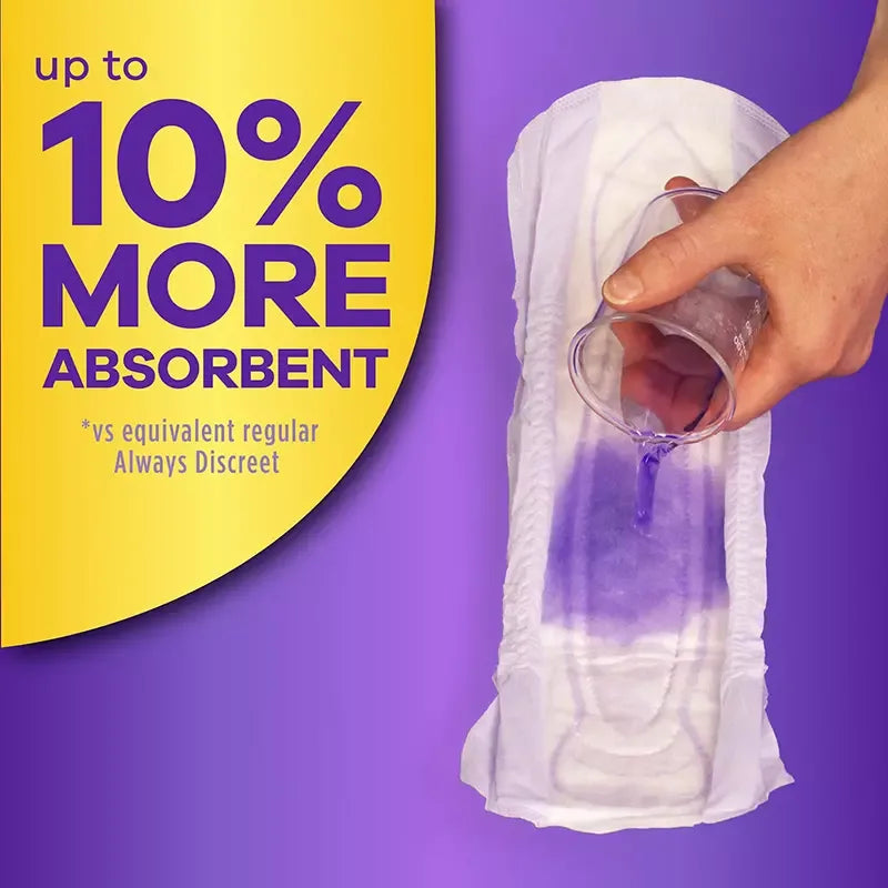 Always Discreet Adult Incontinence Pads, Heavy Absorbency, Long Length, Postpartum Pads, 117 ct. - USA MEGA SHOP