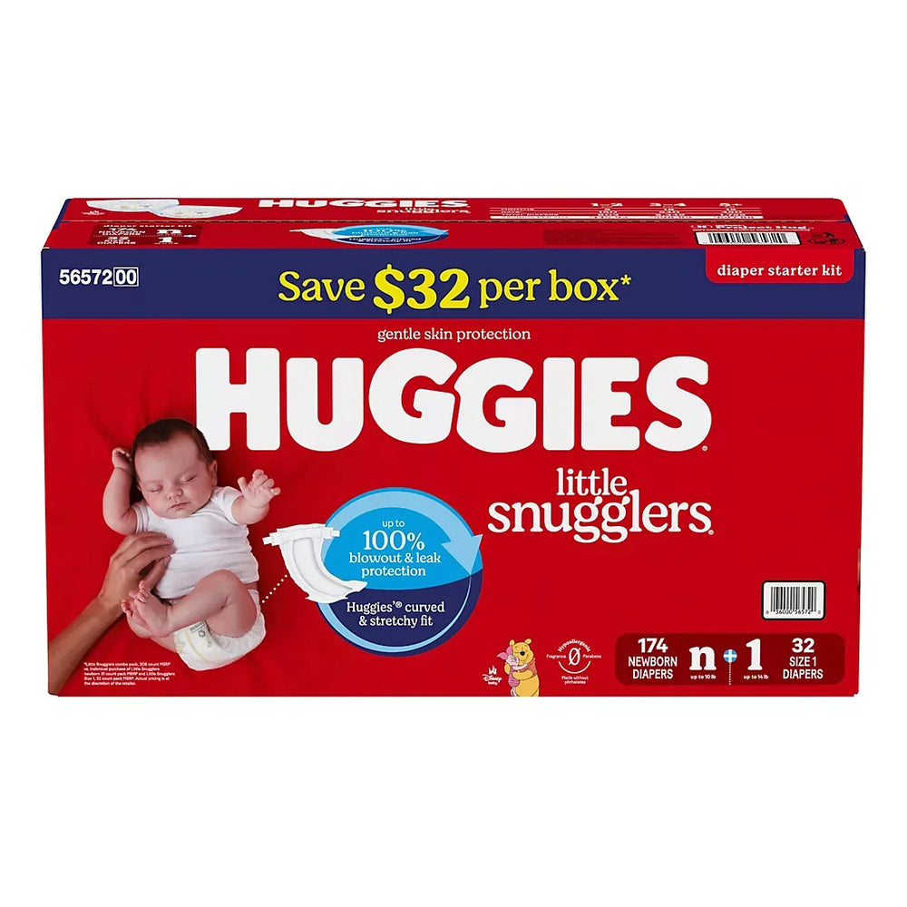 Huggies Little Snugglers Baby Diapers (Select Size) - USA MEGA SHOP