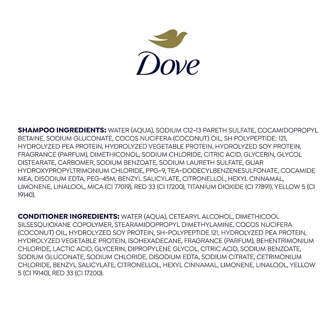 Dove Bond Strength Damage Therapy Shampoo & Conditioner, 2 pk./33.8 oz. - USA MEGA SHOP