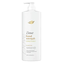 Dove bond strength damage therapy shampoo bottle with pump, front label