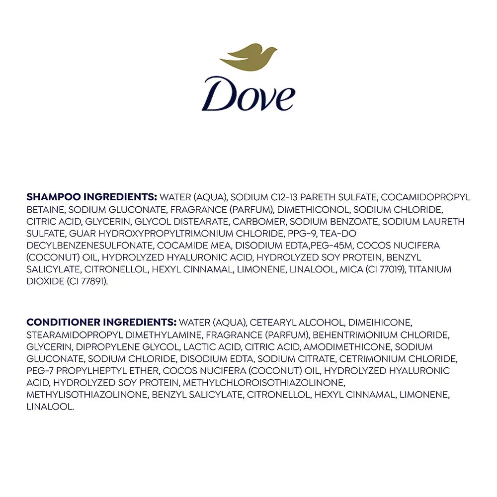 Dove Shampoo & Conditioner Daily Moisture, 2 ct./33.8 fl. oz. - USA MEGA SHOP