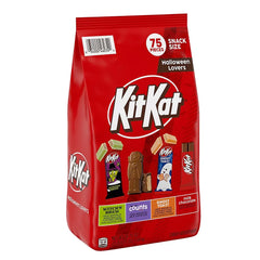 Kit Kat Assorted Flavored Wafer Snack Size, Halloween Candy Bag, 75 ct. - USA MEGA SHOP