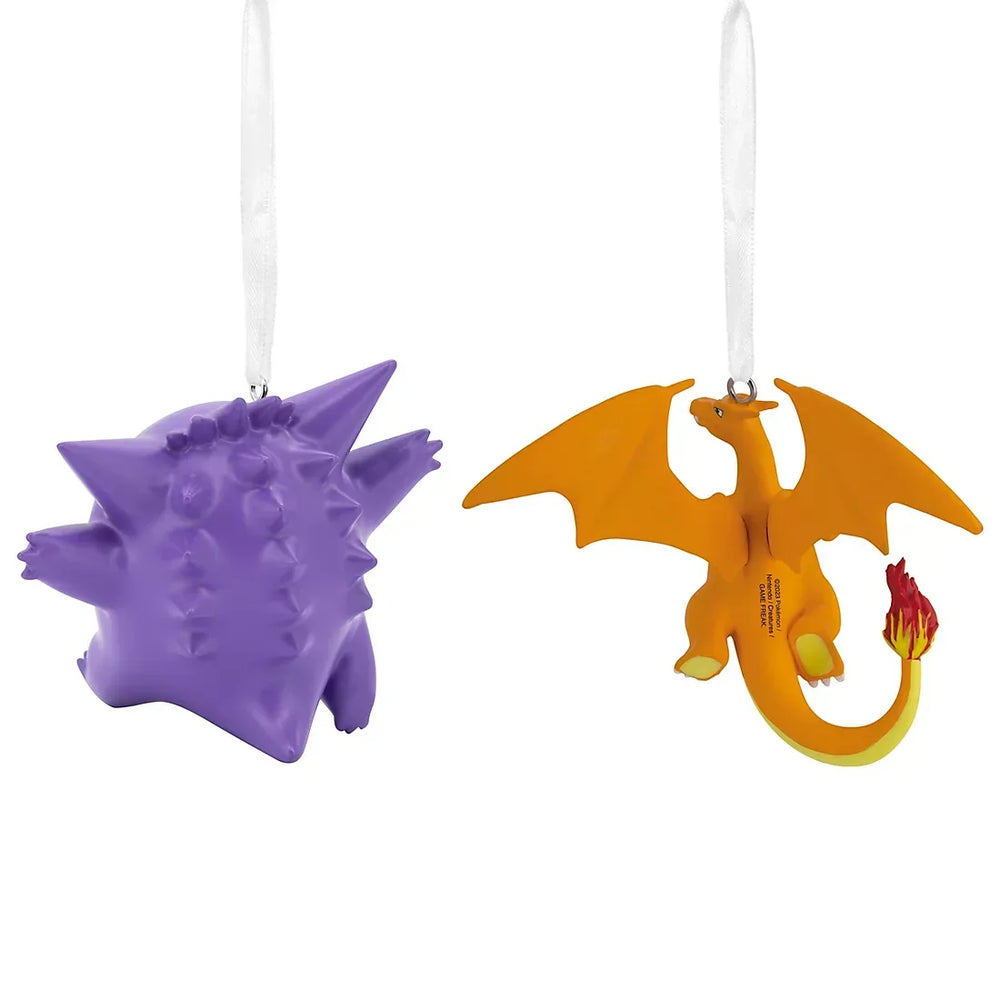 Hallmark Pokémon Gengar and Charizard, Set of 2 Ornaments - USA MEGA SHOP
