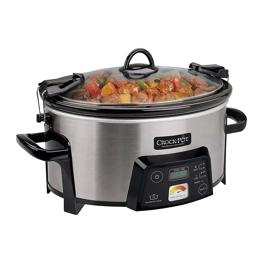 Crock-Pot Programmable 6-Qt. Travel Slow Cooker - USA MEGA SHOP