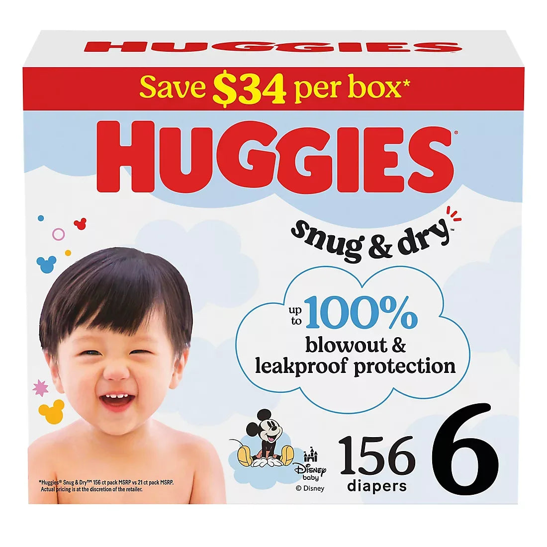 Huggies Snug & Dry Baby Diapers (Select Size) - USA MEGA SHOP