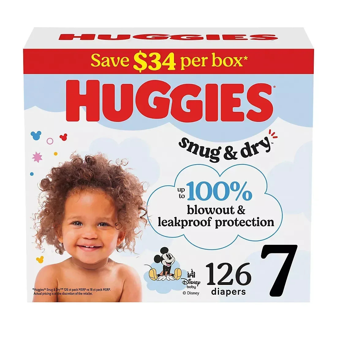 Huggies Snug & Dry Baby Diapers (Select Size)