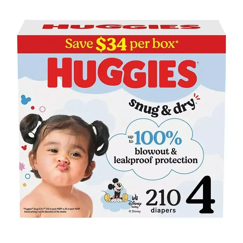 Huggies Snug & Dry Baby Diapers (Select Size)