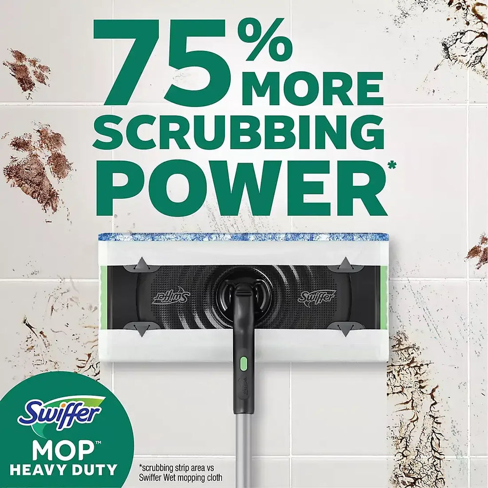 Swiffer Sweep and Mop Deluxe, 2-in-1 Floor Mopping and Sweeping Kit - USA MEGA SHOP
