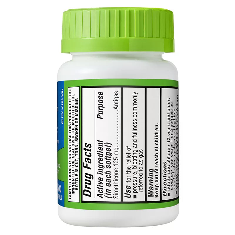 Berkley Jensen Simethicone 125mg Softgels, 240 ct.