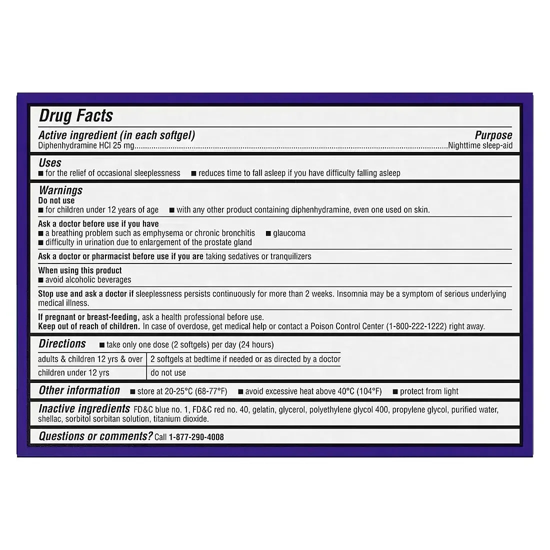 Berkley Jensen 25mg Diphenhydramine Hydrochloride Softgels, 192 ct.