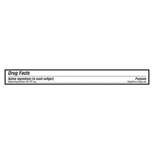 Drug Facts header for diphenhydramine HCl 25 mg nighttime sleep-aid