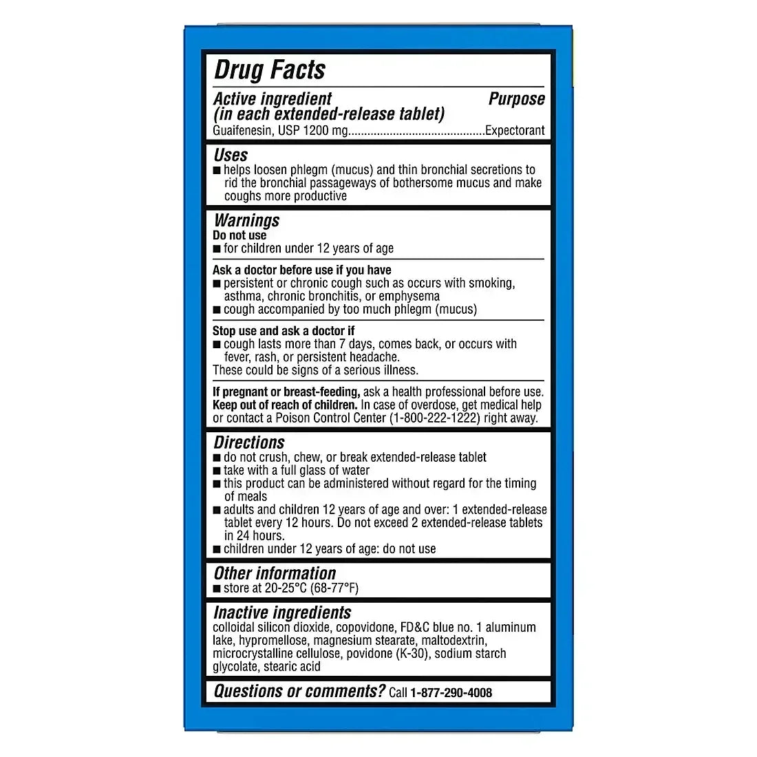 Berkley Jensen Maximum Strength Mucus Relief Guaifenesin Extended-Release Tablets 1200mg, 84 ct.