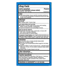 Berkley Jensen Maximum Strength Mucus Relief Guaifenesin Extended-Release Tablets 1200mg, 84 ct.