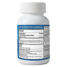 White medicine bottle label showing Drug Facts, directions, and other information