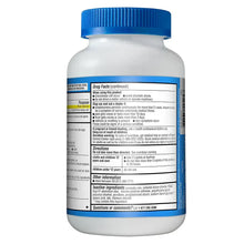 Acetaminophen PM caplets bottle back label with drug facts text