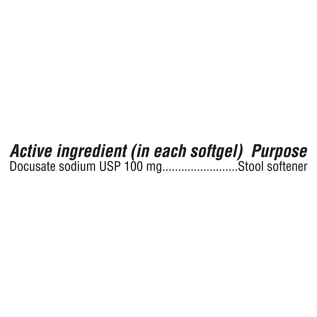 Berkley Jensen Stool Softener Docusate Sodium 100mg Softgels, 400 ct.