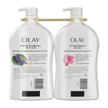 Body wash bottles backs with pump, product label, and barcode