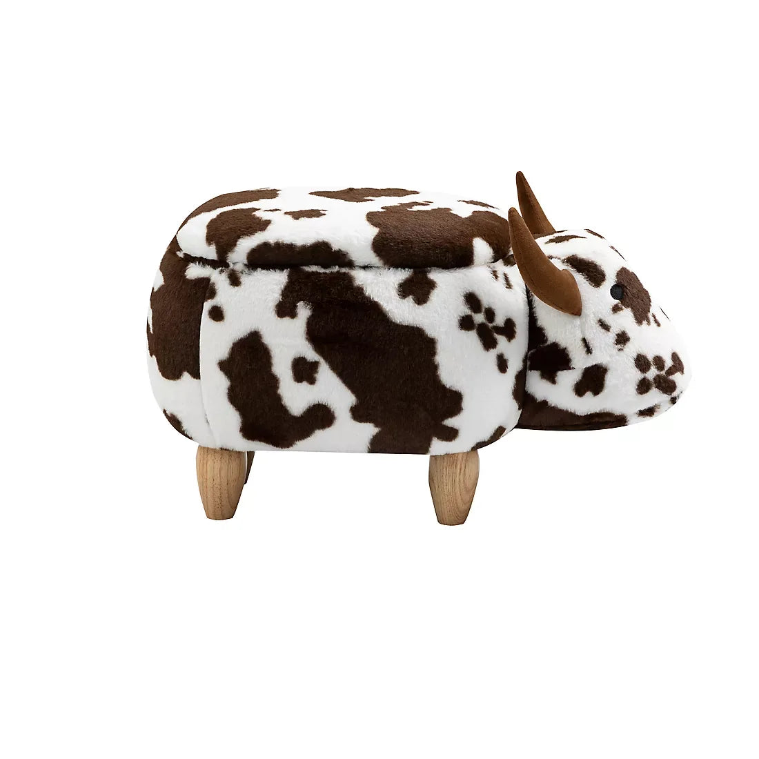 Home to Office Bernie the Brown Cow Ottoman - USA MEGA SHOP