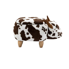 Home to Office Bernie the Brown Cow Ottoman