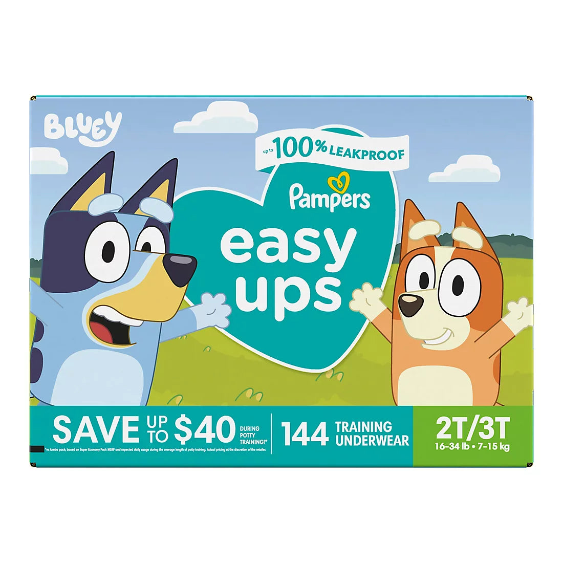 Pampers Easy Ups Training Underwear (Select Size)