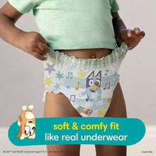 Training underwear with star-and-music print, soft comfy fit like real underwear