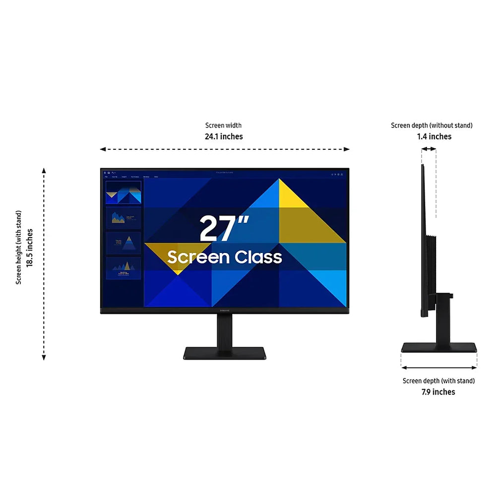 Samsung 27" S30GD 100Hz FHD Monitor with IPS Panel - USA MEGA SHOP