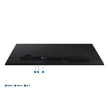 Samsung 27-inch monitor rear panel with power, HDMI, and PC-in ports