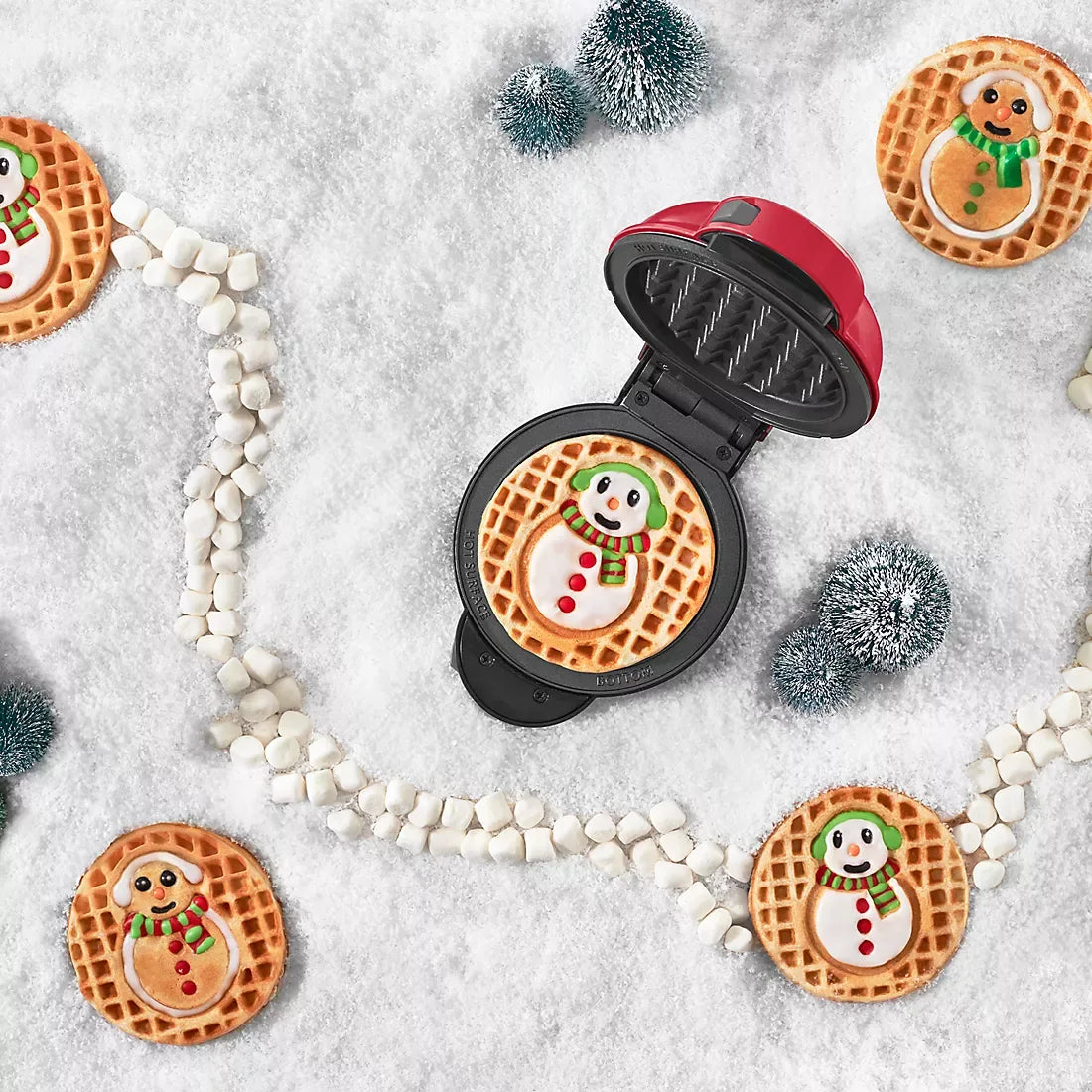 Dash Holiday MultiMaker Mini Shape Waffle Maker - USA MEGA SHOP