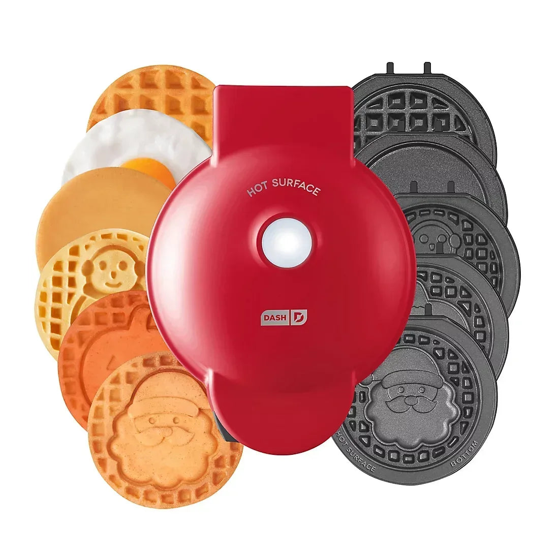 Dash Holiday MultiMaker Mini Shape Waffle Maker