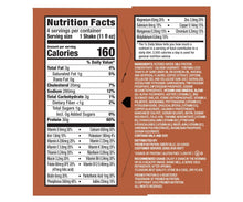 Premier Protein Coffeehouse caramel macchiato nutrition facts label on back panel