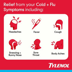 Tylenol Day & Night Cold + Flu Combo Pack, 72ct (48 Day + 24 Night)