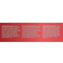 Dove holiday body wash 3-pack ingredient list panel