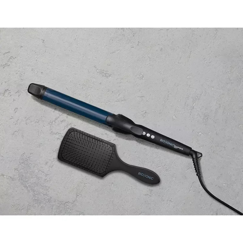 Bio Ionic Graphene MX Long Barrel Curling Iron 1.25" with Brush - USA MEGA SHOP