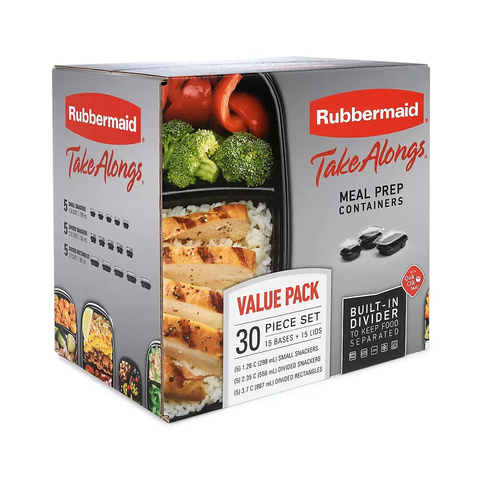 Rubbermaid TakeAlongs 30-Pc. Food Storage Containers - USA MEGA SHOP
