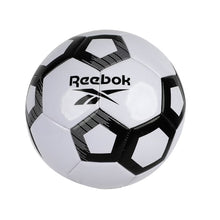Reebok soccer ball with gray and black panel design, soft EVA foam backing
